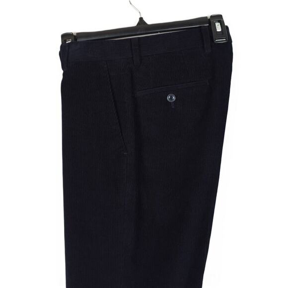 Michael Kors Men's Modern-Fit Stretch Cotton Corduroy Dress Pant Navy 29x30 NWOT - Picture 1 of 6